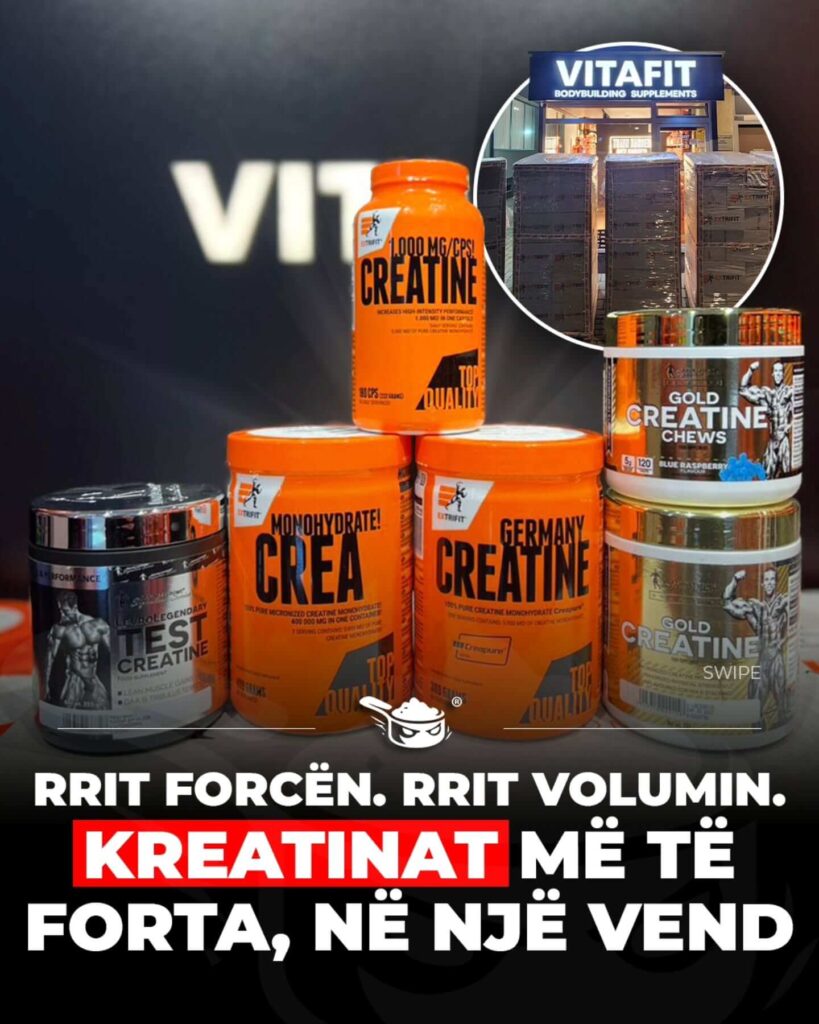 Suplementet e kreatinës monohidrat nga Vitafit - Extrifit dhe Creapure