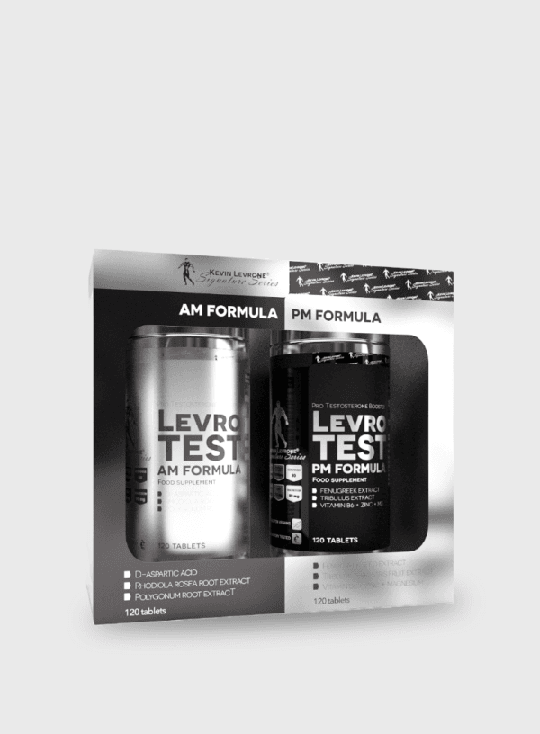 Levro Test Am Pm Levro Test AM PM është një stimulues natyral i Testosteronit i rekomanduar për periudha gjatë stërvitjeve me intensitet të lartë dhe kur ndjeni lodhje dhe ulje të performancës fizike.
