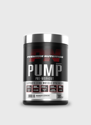 Premium Pump Pre Workout është një formulë e përgatitur me kujdes nga Premium Nutrition, e dizajnuar për të përmirësuar performancën tuaj gjatë ushtrimeve fizike. Ky pre-workout synon të ofrojë një ndjesi të fuqishme të pompës muskulore, rrjedhshmëri të shtuar të gjakut, dhe një rritje të përgjithshme të aftësive tuaja stërvitore.