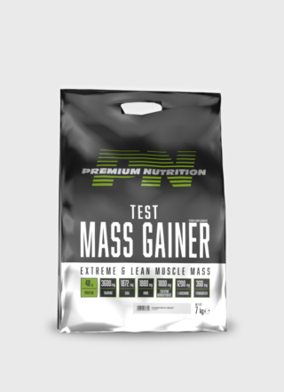 Test Mass Gainer 7kg suplementi me i kompletuar dhe zgjedhja e duhur për të gjithë atletët të cilët duan shtim peshe, masë muskulare, forcë dhe qendrueshmëri.