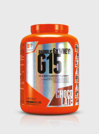 G15 Anabolic Gainer është një produkt premium për shtimin e peshës dhe masës muskulore, i formuluar për të përmbushur nevojat e atyre që kanë vështirësi për të shtuar peshë. Ai kombinon 6 burime unike të proteinave të hirrës dhe 4 burime karbohidratesh cilësore, duke garantuar rezultate të shpejta dhe efektive për rritjen e masës muskulore dhe rikuperimin pas stërvitjes.