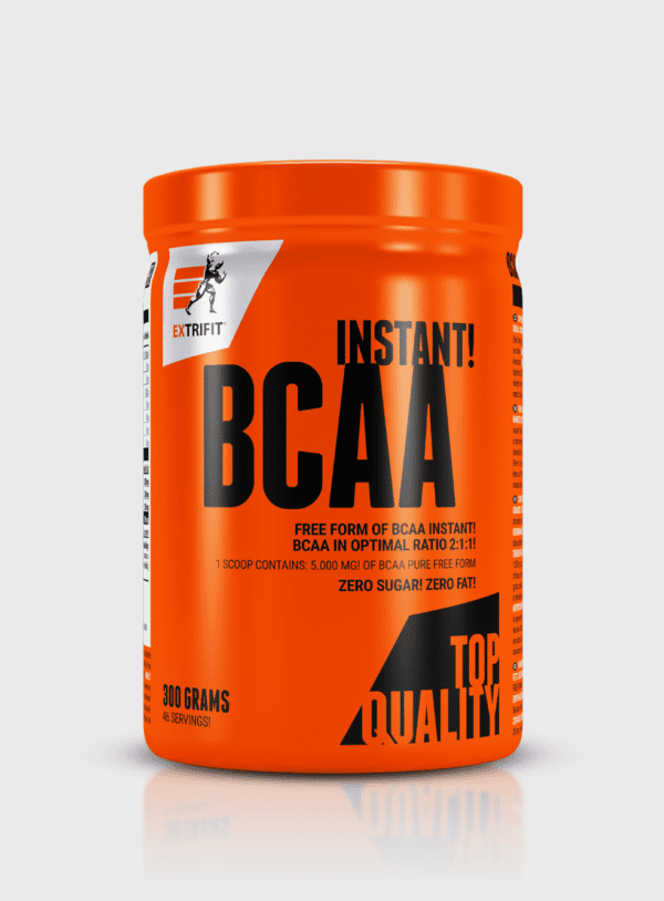BCAA Instant është një suplement premium me aminoacide të zinxhirëve të degëzuar në formë të lirë, që tretet shpejt dhe përgatitet lehtë në një pije të shijshme. I përshtatshëm për përdorim para dhe gjatë stërvitjes, ky produkt ofron energji, mbështetje muskulore dhe freski të menjëhershme.