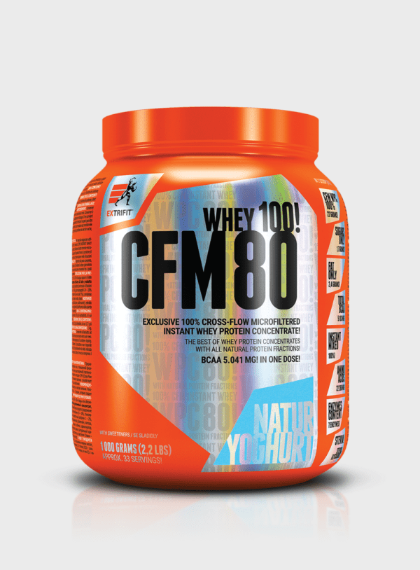 CFM Whey nga Extrifit është një proteinë e cilësisë më të lartë, e filtruar me teknologjinë Cross-Flow Microfiltration (CFM) për të siguruar përthithje maksimale