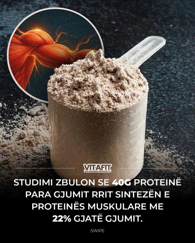 Proteina para gjumit, a e ke ditur se trupi yt vazhdon të ndërtojë muskuj edhe kur ti fle? Një studim i publikuar në “Medicine & Science in Sports & Exercise” ka treguar se konsumimi i 40g proteina para gjumit rrit sintezën e proteinës muskulare me plot 22% gjatë gjumit.