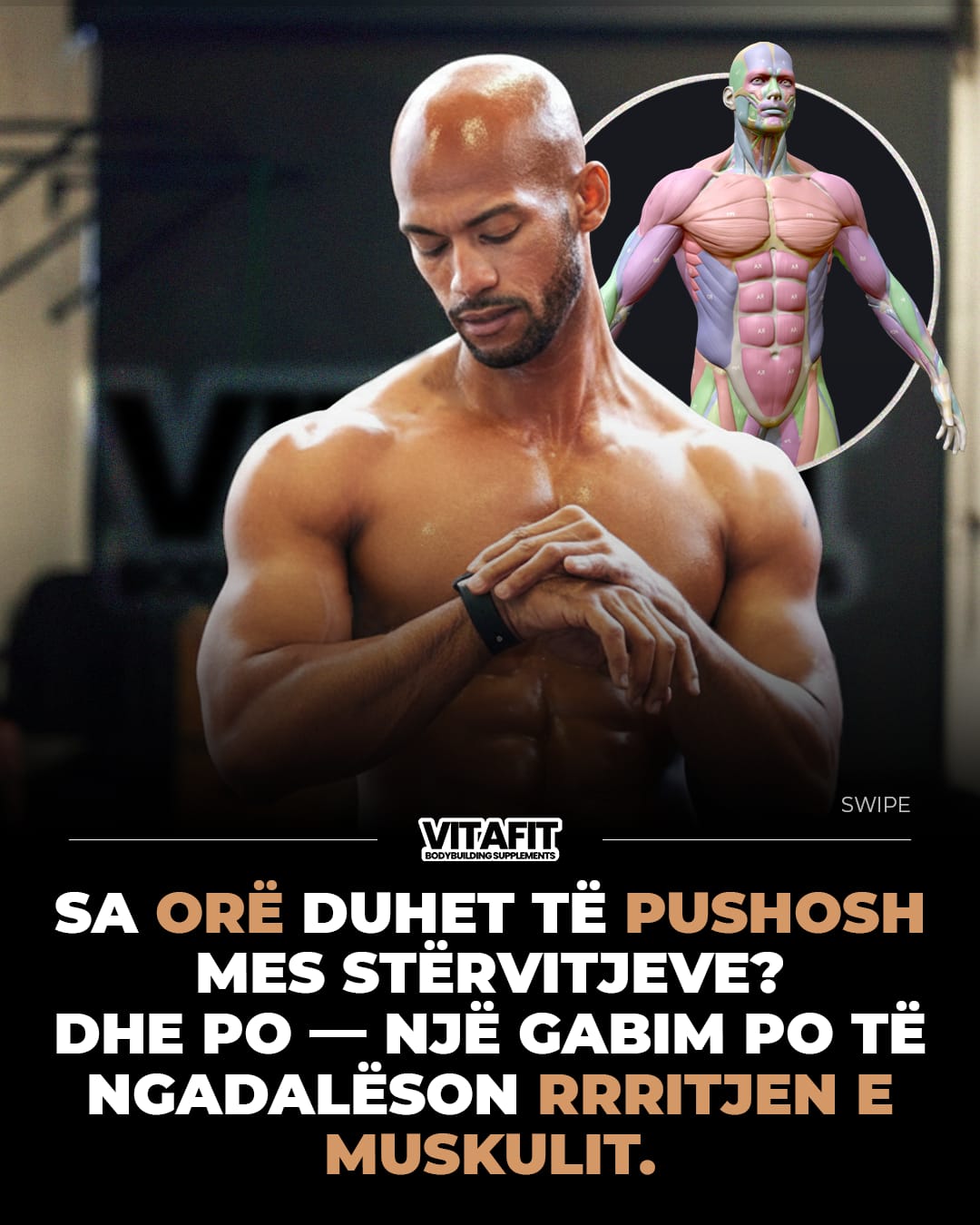 Sa ore merr cdo muskuj per rikuperim