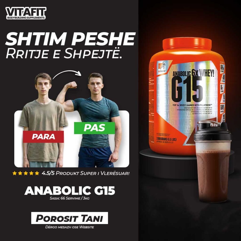 Suplemente për Shtim Peshe nga Vitafit Anabolic G 15 nga Extrifit