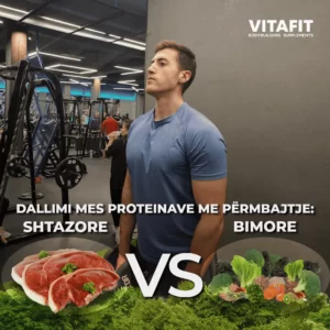 Proteinat me perbamje bimore kunder proteinave me perbamje shtazore: Vitafit Protein shop