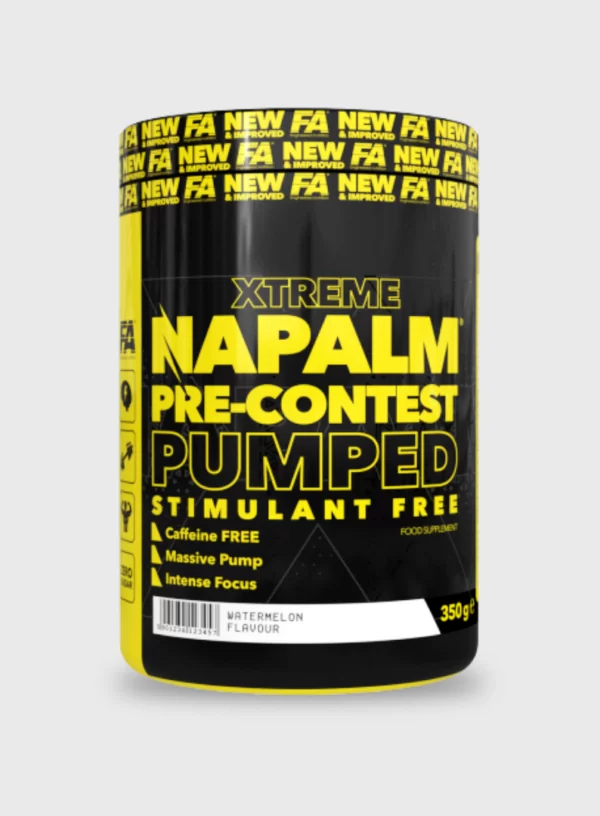 Xtreme Napalm Pre Contest është suplement për trupin dhe mendjen - një përbërje inovative e përbërësve të përdorur në suplementet sportive së bashku me ekstraktet bimore dhe vetitë e substancave të tjera aktive ofron mbështetje në shumë nivele gjatë rritjes së nivelit të lodhjes psikofizike. Formulë e përgatitur me vëmendje për çdo detaj - përbërës të provuar, përmasa të zgjedhura në mënyrë optimale dhe përbërës me cilësi të lartë. Para stërvitjes që ofron standardin më të lartë dhe funksionimin e sigurt! Përbërja pa shtimin e kafeinës - një propozim ideal për njerëzit që shmangin komponentët stimulues.