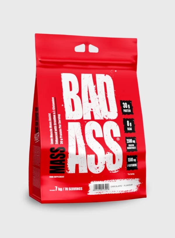 Bad Ass Mass është një produkt i dizajnuar nga Bad Ass Nutrition për të ndihmuar në rritjen e masës së muskujve dhe forcës së trupit.