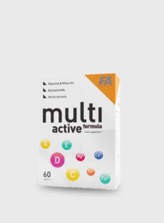 FA Multi-Active Formula 60TAB gjithçka që ju duhet për një shëndet të mirë! Kompleks Vitamina dhe Minerale që forcojnë sistemin imunitar, parandalojnë gripa dhe viruse të ndryshme, ndihmojnë në rritjen dhe zhvillimin normal të trupit dhe gjithashtu ndihmojnë qelizat dhe organet të kryejnë punën e tyre.