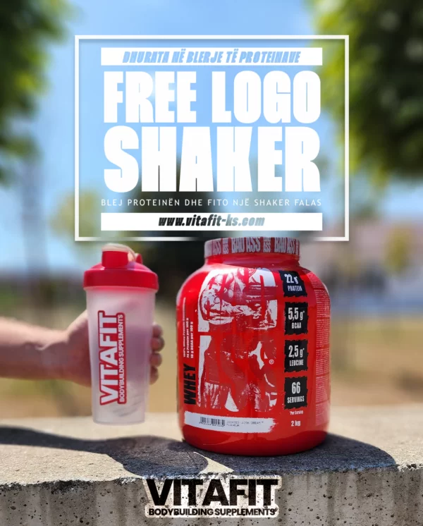 Whey Protein 2kg, Bad Ass whey + free Protein shake