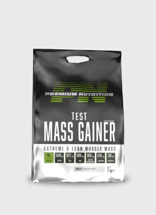 Test Mass Gainer 7kg suplementi me i kompletuar dhe zgjedhja e duhur për të gjithë atletët të cilët duan shtim peshe, masë muskulare, forcë dhe qendrueshmëri.